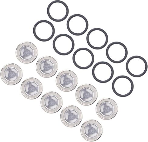 10 Pcs Master Cylinder Sight Glass, Brake Master Cylinder Sight Glass with O Ring for Motorcycle ATV (18MM) in Saudi Arabia