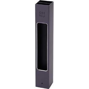 Case with Magnetic Holder, Charger Storage, Extra Storage Pouch and Anodized Metal Protection (Gray)