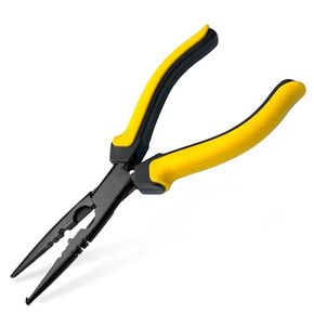 7" Split Ring Nose & Fishing bait, Fishing Pliers with Anti-rust Teflon coated, Freshwater/Saltwater Fishing Tools, Comfort Grip Handles Fishing Gear Idea for Fishing Trip