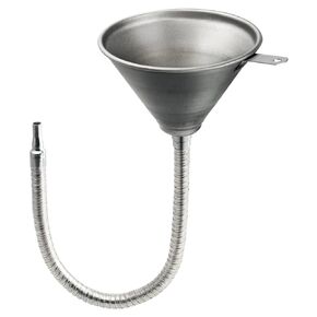 Funnel Automotive Steel Bendable Universal Spout Funnel with Filter and 23.6" Flexible Pipe Long Neck Oil Funnel for All Automotive Oils, Lubricants, Gas, Diesel Fuel and Other Liquids