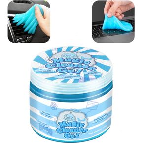 Car Cleaning Gel Putty Slime for Car Interior Cleaning Gel Cleaner Supplies Car Accessories Car Slime Putty Cleaner Dust Cleaning Gel for Car Putty Cleaning Keyboard Cleaner