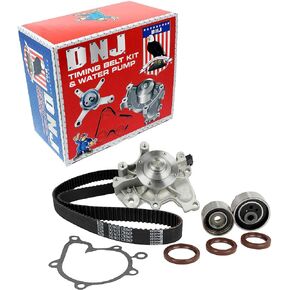 DNJ TBK425WP Timing Belt Kit with Water Pump for 1993-2003 / Ford, Mazda / 626, MX-6, Probe, Protege, Protege5 / 2.0L / DOHC / L4 / 16V / 122cid, 1991cc, 2000cc