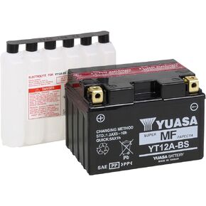 Yuasa YUAM32ABS YT12A-BS Battery, Multi-Colored
