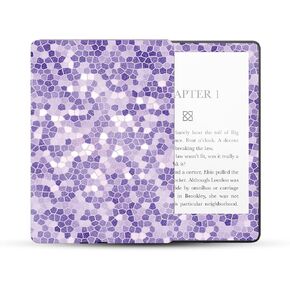 MightySkins Glossy Glitter Skin Compatible with Amazon Kindle Paperwhite 5 6.8-inch 11th Gen (2021) Full Wrap - Stained Glass | Protective High-Gloss Glitter Finish | Easy to Apply | Made in The USA