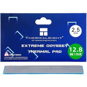 Thermal Pad 0.5mm 12.8 W/mK, 120x20x0.5mm, High-Temperature Resistance Heat Resistance Non-Conductive,Silicone Thermal Pad for PC Heatsink M.2/SSD/NVME/GPU/CPU/LED