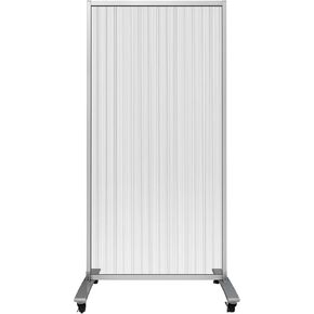 INNOVART مقسم جداري متنقل 70 بوصة ارتفاع × 35 بوصة عرض، فواصل غرفة التقسيم المتداول جدار مكتب قائم بذاته مع عجلات، لوحة ضوء الشمس جدران مسح جافة للمكاتب والصالونات وصالونات الأظافر والمطاعم in Kuwait