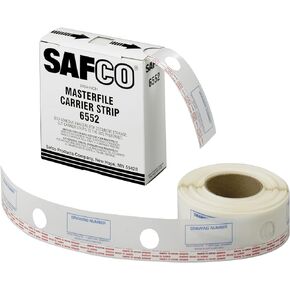 Safco Products 6552 Polyester Carrier Strips, 2.25" Wide, for use with MasterFile 2 Document Storage, Sold Separately