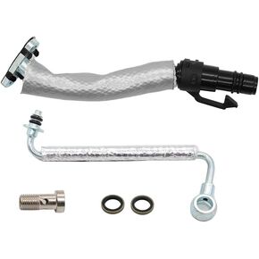 55587854 55592600 Turbo Oil Return Pipe and Oil Feed Pipe Compatible with 2011-2019 Buick Chevrolet