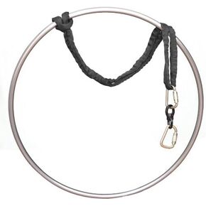 Complete Lyra Aerial Hoop Kit -Aerial Rings Equipment,Include a Stainless Steel Lyra (32mm tube dia) &Carabiners&Swivel& 3ft Spanset