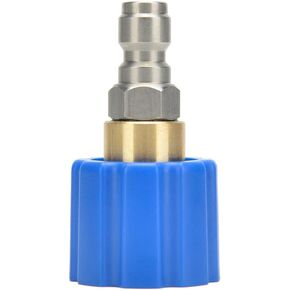 MJJC Foam Cannon Connector (Compatible with S and Pro Since V2.0) (for 1/4″ inch Quick Release Connection(Blue Color Version))