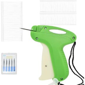 Clothes Garment Tagging Gun Set, Standard Retail Price Tag Attacher Gun, 6 Needles & 1000pcs 1inch and 2000pcs 2inch Barbs Fasteners for Store Warehouse Consignment Yard Sale