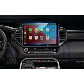 واقي شاشة متوافق مع شاشة لمس 2022+ تندرا/2023 سيكويا مقاس 14 بوصة، مقاوم للصدمات بقوة 9 ساعات، واقي شاشة من الزجاج المقوى لعرض الوسائط المتعددة in Kuwait