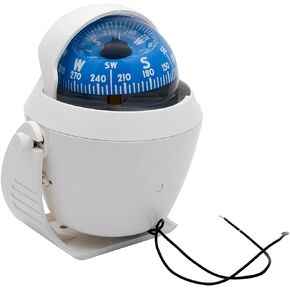 Sea Marine Compass with Mount Compasses Ball Waterproof for Boat Caravan White Sea Marine Compass with Mount for Boat Caravan Truck Car Navigation Compass Boat Sea Marine