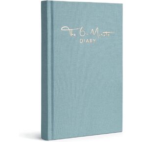 The 6-Minute Diary | 6 Minutes a Day for More Mindfulness, Happiness and Productivity | A Simple and Effective Gratitude Journal and Undated Daily Planner (SkyBlue)