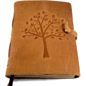 Vintage Leather Journal for Men and Women Lined - Personal Journal - Diary for Women - Leather Bound Journal - Writing Journal Leather - Womens Journal for Writing 5x7in