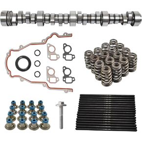 SUSUCAR Sloppy Stage 2 Camshaft Kit for LS LS1 LS2 LQ4 LQ9 4.8 5.3 5.7 6.0 6.2L E1840P (Camshaft, Springs, Seals, Pushrods, Gaskets)