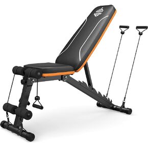 مقعد تمرين Sportsroyals، مقعد وزن قابل للتعديل لصالة الألعاب الرياضية المنزلية، سعة وزن 750 رطل لتمرين الجسم بالكامل in Kuwait