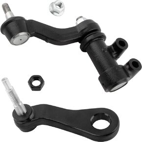 K400018 K440019 Front Steering Pitman Arm Idler Arm for Chevrolet Silverado GMC Sierra 2500 HD 3500 HD 2011 2012 2013 2014 2015 2016 2017 2018 2019, Pack of 2