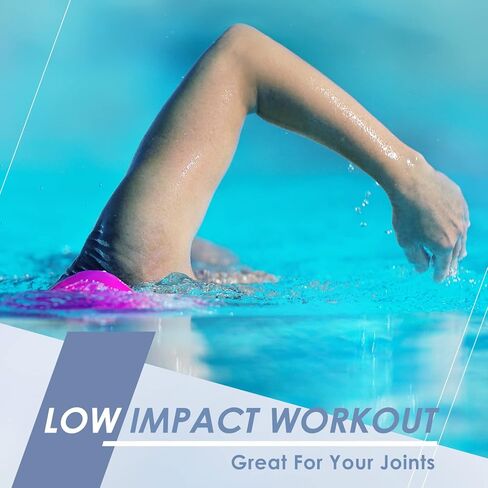 حزام السباحة العائم الفاخر AquaFitness Sports من Sunlite - معدات التمارين الرياضية المائية لحمام السباحة، والتمارين منخفضة التأثير (الأصل) in Kuwait