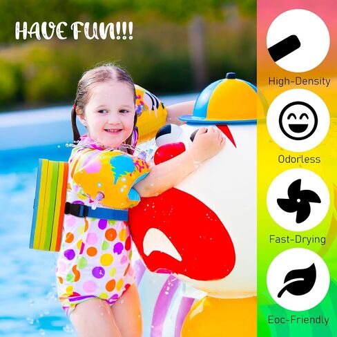 3 Pcs Swim Back Bubble Float for Kids Adjustable 3 Layers Swimming Bubble Belt Split Foam Safety Training Toddler Swim Float for Children Sport Pool Lesson Equipment Swimming Beginners Floaties in Saudi Arabia