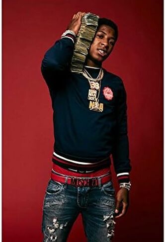 ملصق NBA YoungBoy Rapper مقاس 12 × 18 بوصة in Kuwait