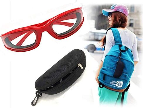 Onion Goggles Tear Free Saftey Glasses for Kitchen。Anti-tear, Dustproof, Anti-fog, Windproof。 (Purple) in Saudi Arabia