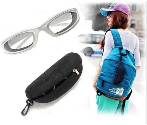 Onion Goggles Tear Free Saftey Glasses for Kitchen。Anti-tear, Dustproof, Anti-fog, Windproof。 (Purple) in Saudi Arabia