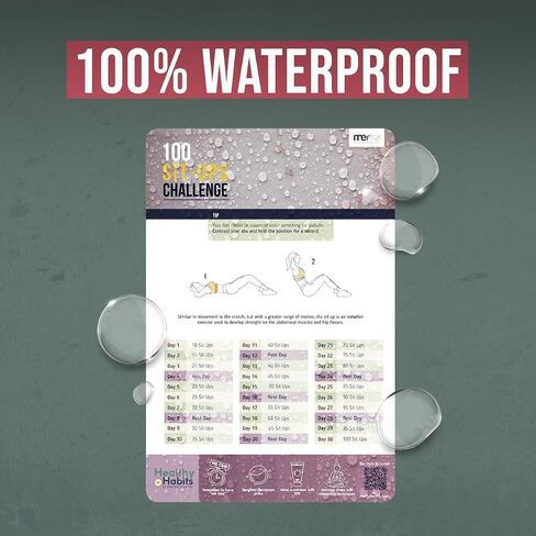 مجلة التمارين الرياضية من ميركا للنساء، مخطط التمارين للنساء، تقويم التمارين الرياضية، جدول تمارين البيلاتيس الجداري، دليل روتيني للياقة البدنية التعليمي للمنزل أو صالة الألعاب الرياضية، مجموعة من 10 قطع in Kuwait