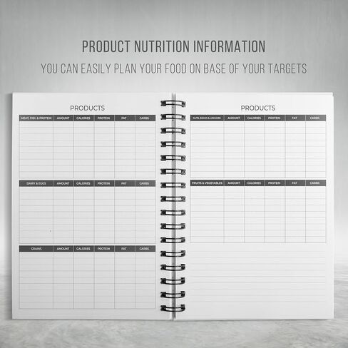Food and Workout Planner for Woman and Man, Fitness and Food Planner for Women and Men, Fitness and Food Daily Planner/Journal/Tracker, GYM, Planner to Weight Loss/Bodybuilding/Fitness in Saudi Arabia