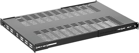 StarTech.com 1U Adjustable Vented Server Rack Mount Shelf - 250lbs - 19.5 to 38in & 1U Adjustable Vented Server Rack Mount Shelf - 175lbs - 19.5 to 38in Adjustable Mounting Depth Universal Tray in Saudi Arabia
