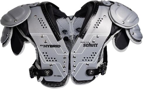 وسادات كتف كرة القدم Schutt XV Skill للاعب الوسط، جهاز استقبال واسع، ظهر دفاعي in Saudi Arabia