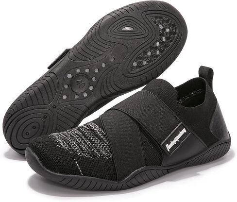 FUNKYMONKEY Men's Water Sports Shoes Knit Quick Drying Upper Slip-on Aqua Shoes Suitable for Casual, Walking, Fitness, Wading and Other Occasions in Saudi Arabia