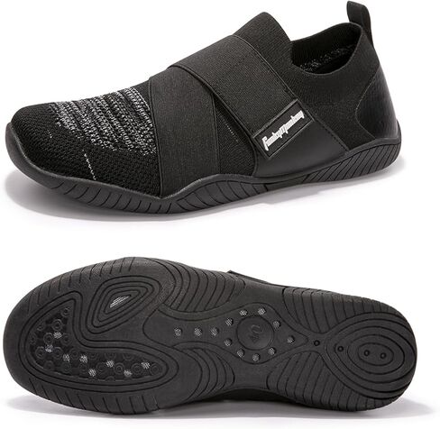 FUNKYMONKEY Men's Water Sports Shoes Knit Quick Drying Upper Slip-on Aqua Shoes Suitable for Casual, Walking, Fitness, Wading and Other Occasions in Saudi Arabia