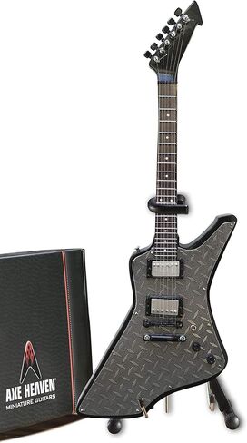 FanMerch Mini Guitar Metallica Collectible James Hetfield Diamond Plate Guitar Replica in Saudi Arabia