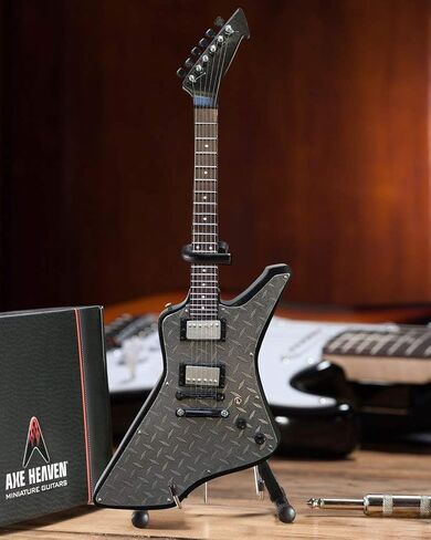 FanMerch Mini Guitar Metallica Collectible James Hetfield Diamond Plate Guitar Replica in Saudi Arabia
