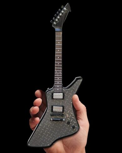 FanMerch Mini Guitar Metallica Collectible James Hetfield Diamond Plate Guitar Replica in Saudi Arabia
