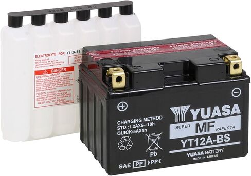 بطارية يواسا YUAM32ABS YT12A-BS، متعددة الألوان in Kuwait