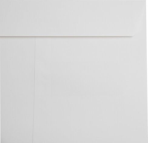 LUXPaper 9 x 12 Open End Window Envelopes | Peel & Press | White Linen | 80lb. Text | 250 Qty in Saudi Arabia