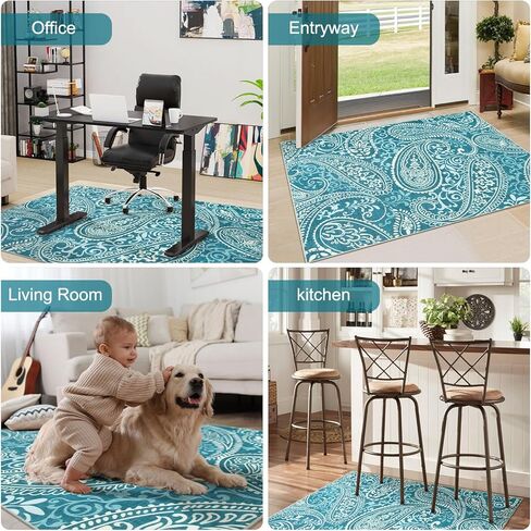 Anidaroel حصيرة كرسي مكتب للأرضيات الصلبة والبلاط، 48 بوصة × 60 بوصة حصيرة كرسي مكتب للمكتب المنزلي، سجادة تحت المكتب للكرسي المتدحرج، حصيرة كرسي كمبيوتر غير قابلة للانزلاق، سجادة حامية للسجاد منخفضة الوبر in Kuwait