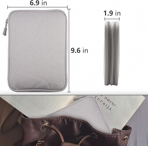 Teskyer Electronics Organizer Travel Case, Large Capacity Double Layers Electronics Accessories Storage Bag, Portable Cable Organizer Case, SM08-L, Black in Kuwait