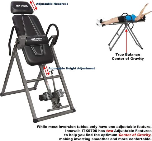 Innova Inversion Table with Memory Foam Lumbar Pad in Saudi Arabia