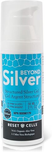 Beyond Silver Structured Silver Gel – 25 ppm – 2oz – Healing Colloidal Silver Gel with Organic Aloe Vera for Wound Care in Saudi Arabia