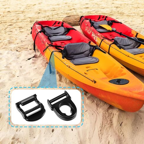 Honoson 8 Pcs Summer Kayak Replacement Seat Clips and Hooks Kayak Seat Accessories for Sports Outdoor in Saudi Arabia