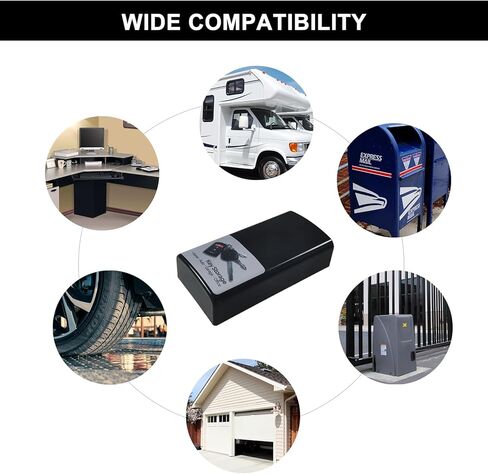 Magnetic Key Box Hide a Key Outside Strong Magnet Spare Key Hider Secret Key Holder Under Car for Car Home Garage Office Safe Emergency Key Case in Saudi Arabia