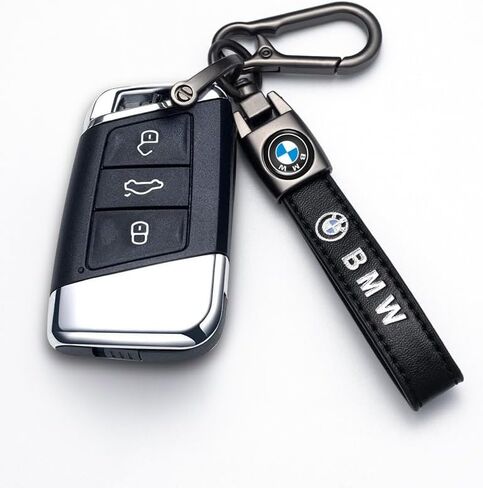 Zomanon سلسلة مفاتيح السيارة حلقة مفاتيح السيارة للنساء والرجال، حامل مفتاح فوب كيرينغ الأسرة الحاضر، حبل مفتاح السيارة فوب in Kuwait