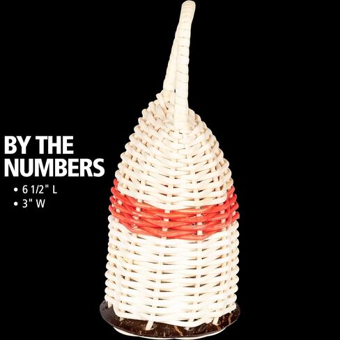 Meinl Percussion Caxixi, Small Size-NOT Made in China-Rattan with Coconut Bottom, 2-Year Warranty (CAX1) in Saudi Arabia