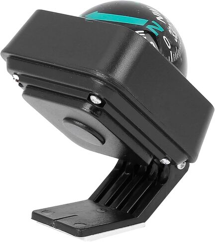X AUTOHAUX 2pcs Car Compass Ball Dashboard Self Adhesive Mount Navigation Black in Saudi Arabia