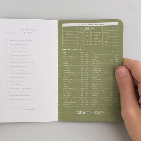 مجلة جواز سفر منتزه ليترفولك الوطني — كتاب تجارب خارجي بحجم الجيب (عرض 3.5 بوصة × ارتفاع 5.5 بوصة) in Kuwait