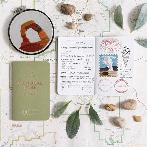 مجلة جواز سفر منتزه ليترفولك الوطني — كتاب تجارب خارجي بحجم الجيب (عرض 3.5 بوصة × ارتفاع 5.5 بوصة) in Kuwait