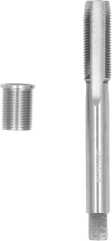 أداة إصلاح خيط شمعة الإشعال، M10x1.0 Bolt + M12x1.0 Tap مجموعة أدوات ملحقات السيارات لمحركات البنزين والمولدات in Saudi Arabia